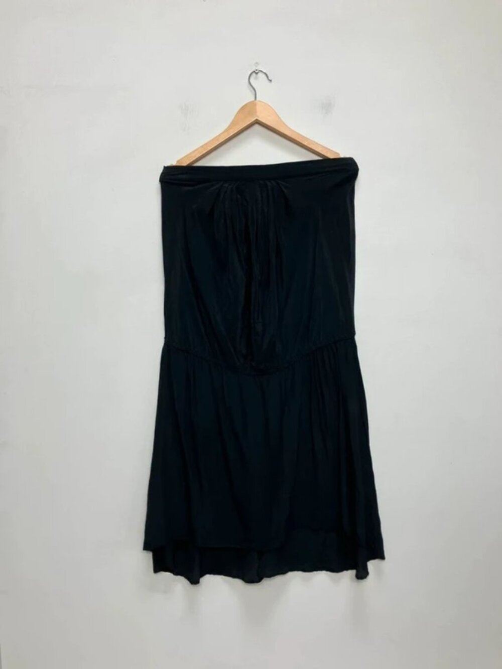 Milla Dress Womens S Strapless Black Elasticated Waist Knee Length Summer Party